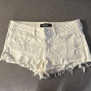Express Jeans Cuffed Denim Shorts